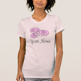 Rosas Lilac Buquê 'Name' t-shirt rosa pálida