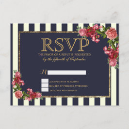 Rosas Marinhos e Cartões postais RSVP Dourados