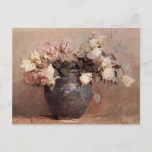 Rosas pálidos - Cartão postal