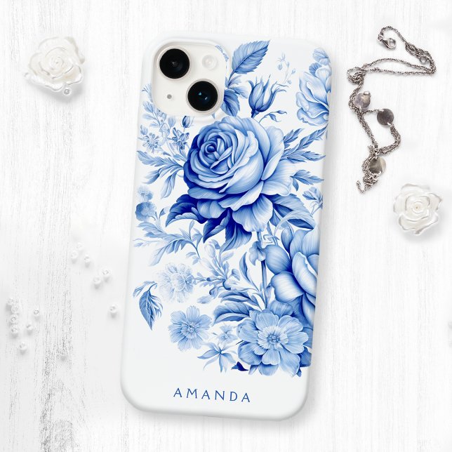 Rosas Personalizadas Belos Azul/Branco (Criador carregado)
