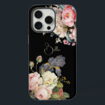 Rosas Personalizados do Chic Vintage & Iris<br><div class="desc">Brincadeiras bonitas,  eternos e elegantes de rosas brancas e rosa artísticas,  péonas e íris roxa com folhagem delicada. Inclui um campo de texto editável para sua personalização e a cor de fundo é personalizável.</div>