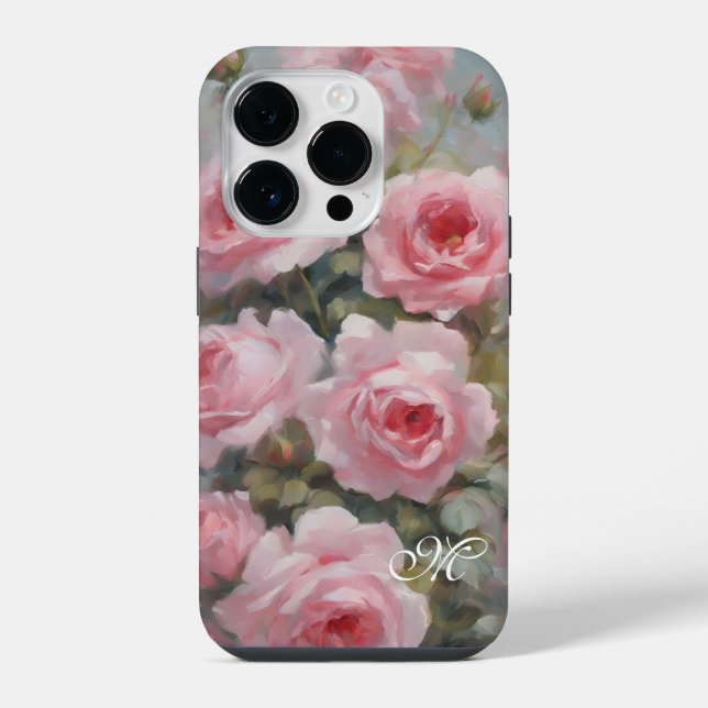 Rosas pintados cor-de-rosa (Verso)