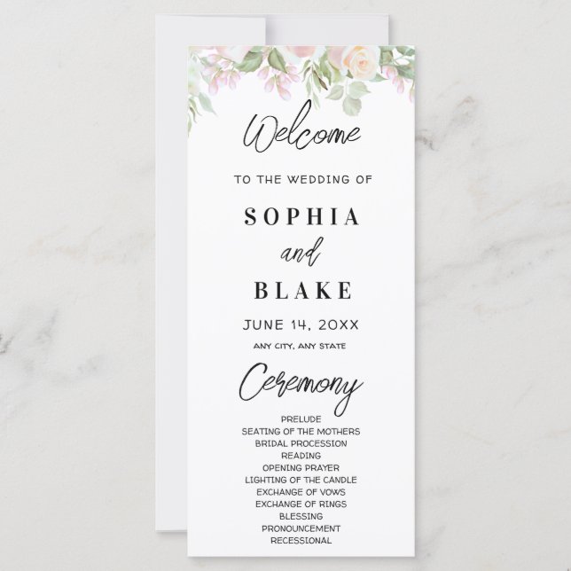 Rosas Rosa e Casamento Verde (Frente)