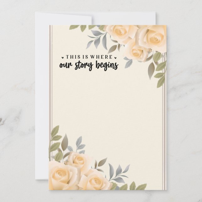 Rosas Rosa Pálidas É Aqui Que Começa A Nossa Histó (Frente)