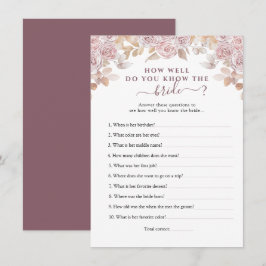 Rosas rosa que conhecem o melhor cartão de jogo da