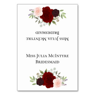 Rosas Rosa Vermelhas Casamento Dourar Cartão de Lo