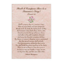 Rosas Rosa, William Shakespeare Love Poem