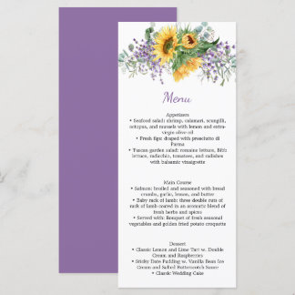 Rosas Roxos e Menu Casamento Verde