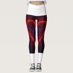 Rosas Roxos Edgy Barbed Leggings 💔 🌹