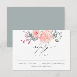 Rosas RSVP Rustic Watercolor