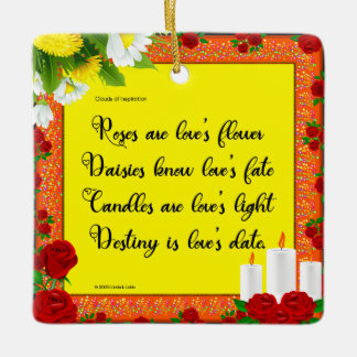 Rosas são ornamento da Flor do Amor