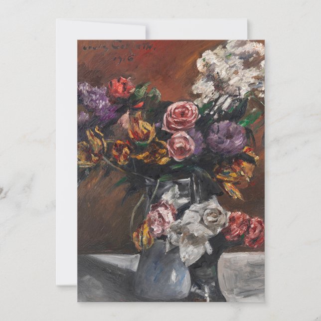 Rosas, Tulipas e Lilases | Lovis Corinth (Frente)