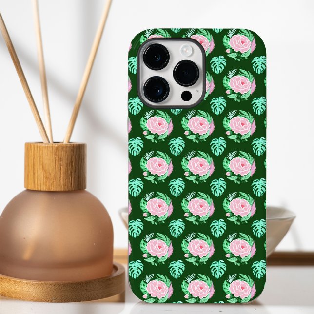 Rosas Verdes Antigas, Monstera & Padrão de Pena (Criador carregado)