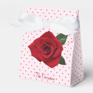 Rosas vermelhas alguma caixa do favor da ocasião