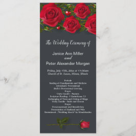 Rosas vermelhas com coração no Programa Casamento