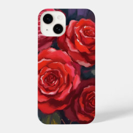 Rosas Vermelhas Flores Pintadas aquarela