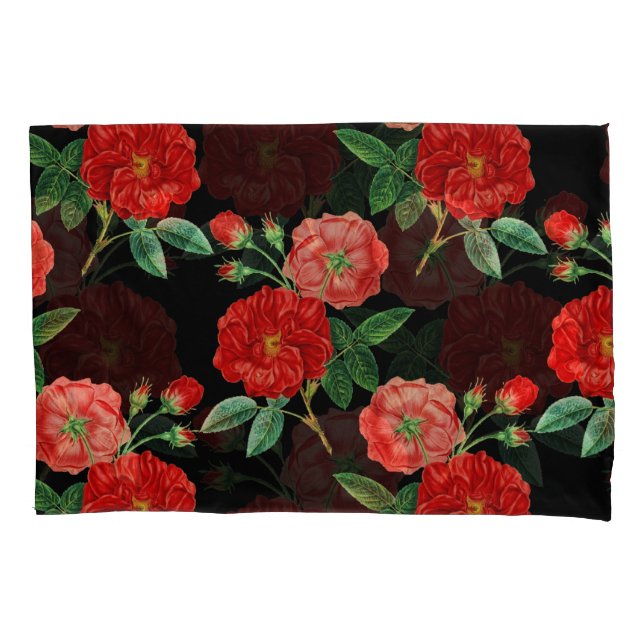 Rosas Vermelhas, Fundo Preto, (Frente)