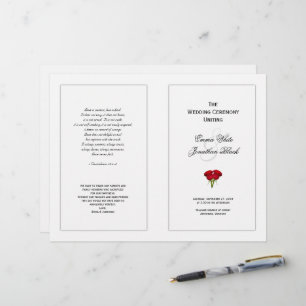 Rosas vermelhas que Wedding o modelo do programa