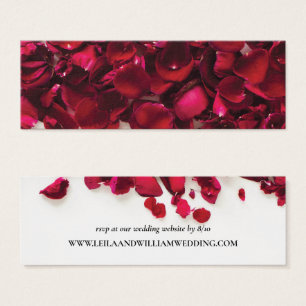 Rosas vermelhas que Wedding o Web site RSVP
