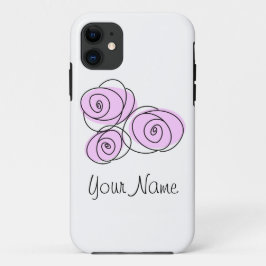 Rose Bouquet Lilac capas de iphone 'Name'