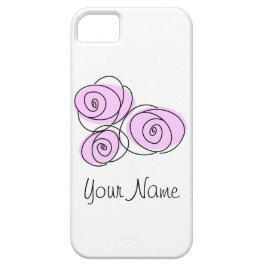Rose Bouquet Lilac capas de iphone 'Name'