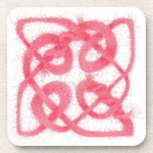 ROSE CELTIC KNOT Porta-copos de Plástico Rígido