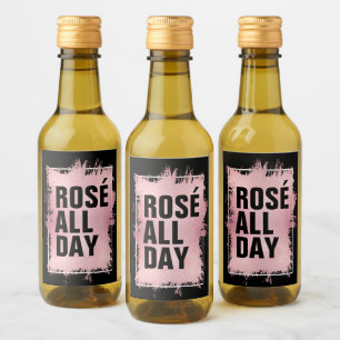 ROSÉ O DIA TODO Faux Foil em Mini Preto