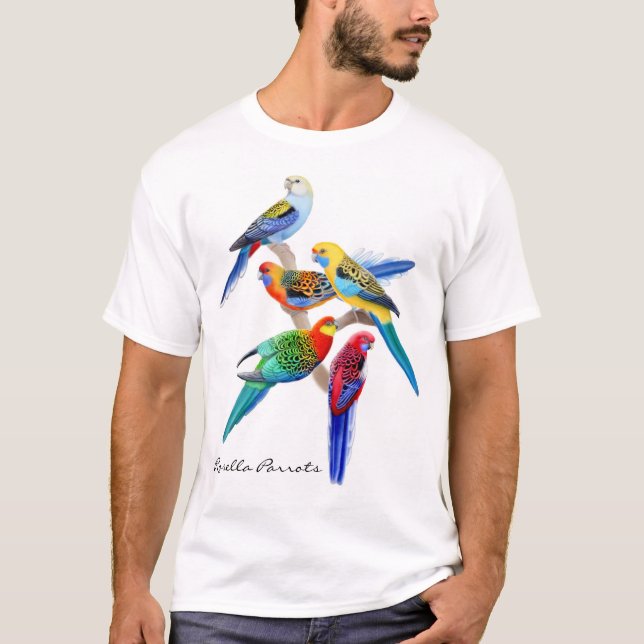 Rosella repete mecanicamente o t-shirt (Frente)