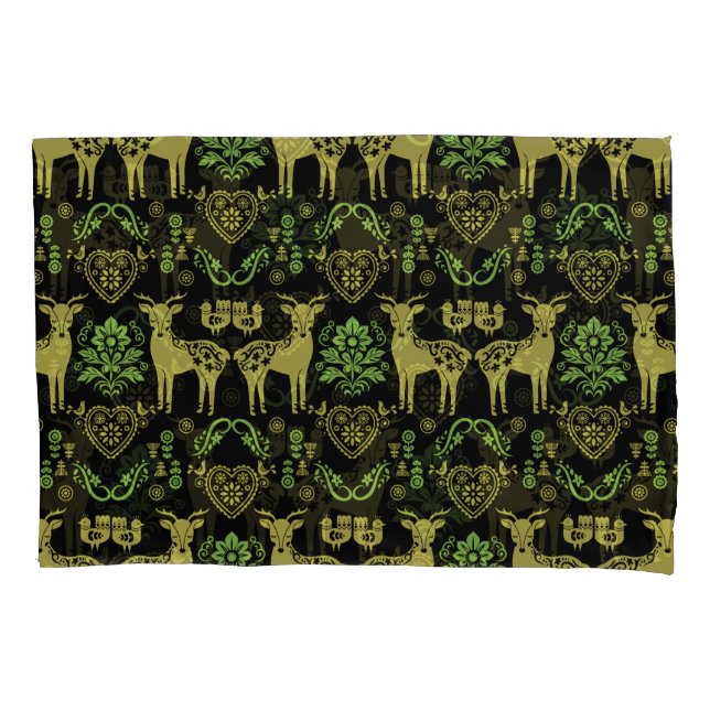 Rosemaling Norueguês Folk Art (Frente)