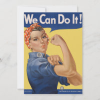 Rosie, a Soldadora Patriótica Vintage, Nós Podemos