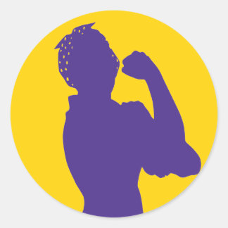 Rosie, o adesivo Riveter com cores personalizáveis