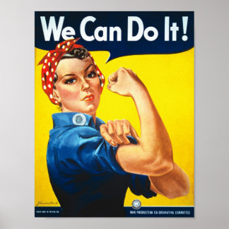 Rosie, o Poster vintage Riveter