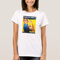 Rosie o rebitador para o t-shirt das mulheres de