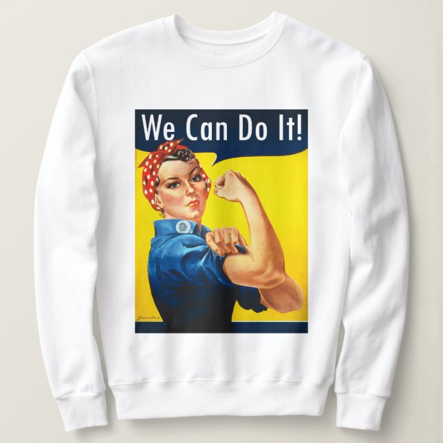 Rosie Original, o Riveter ~ T-Shirt (Frente do Design)