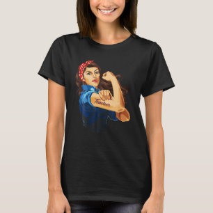 Rosie The Riveter - T-shirt do professor de mulher