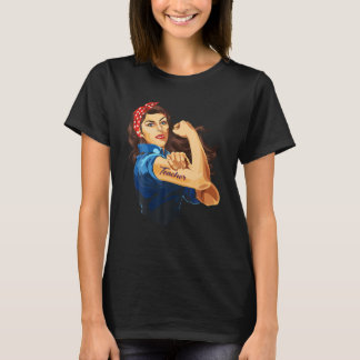 Rosie The Riveter - T-shirt do professor de mulher