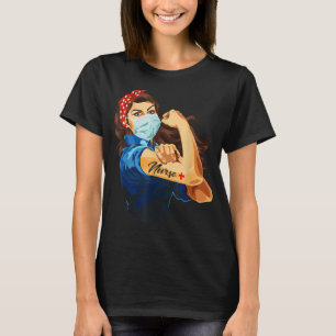 Rosie The Riveter - T-Shirt Enfermeira Mulher