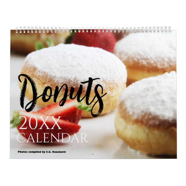 Rosquinha 2025 Calendário de Parede Dobra (Capa)