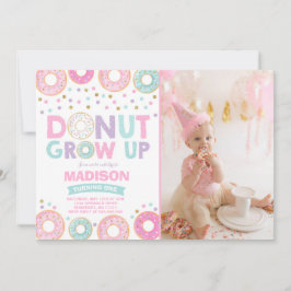 Rosquinha Aniversário da Rosquinha de Convite Cres