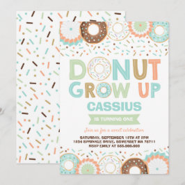 Rosquinha Aniversário da Rosquinha de Convite Cres