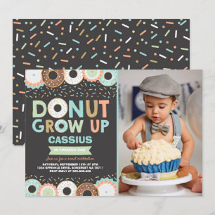 Rosquinha Aniversário da Rosquinha de Convite Cres