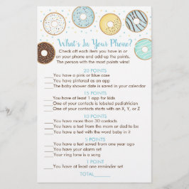 Rosquinha Azul - O que há no seu jogo de Chá telef