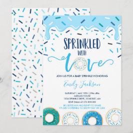 Rosquinha Bebê Sprinkle Convite Espelhado Com Amor