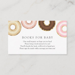 Rosquinha Books para Cartão de Inserção do Bebê