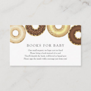 Rosquinha Books para Cartão de Inserção do Bebê