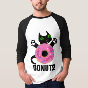 ROSQUINHA CAT T shirts Camisetas engraçadas