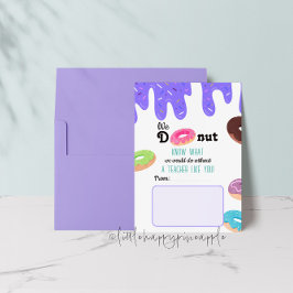 Rosquinha Conhecemos O Cartões de agradecimentos D