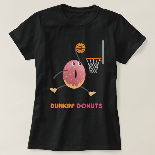Rosquinha de Dunkin' T-Shirt (Frente do Design)