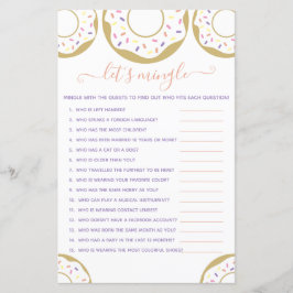 Rosquinha Empurrada Com Jogo Único De Vamos De Amo