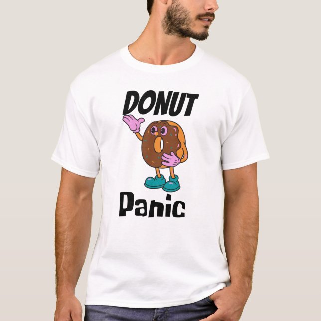 Rosquinha Engraçada Rosquinha T-Shirt (Frente)